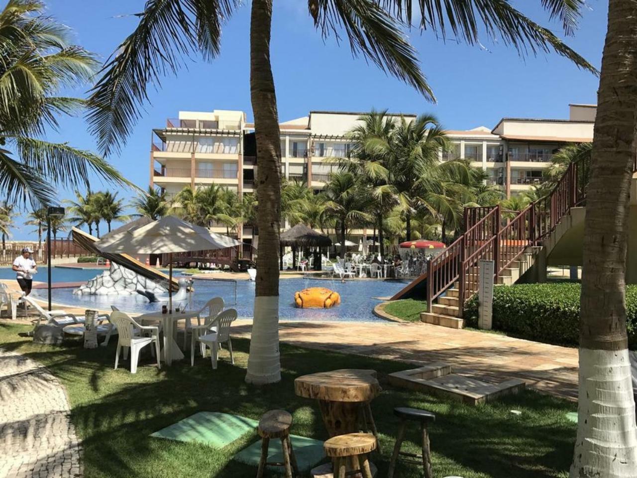 Apartamento Completo No Beach Living Porto Das Dunas - Apto Luxo アキラス エクステリア 写真