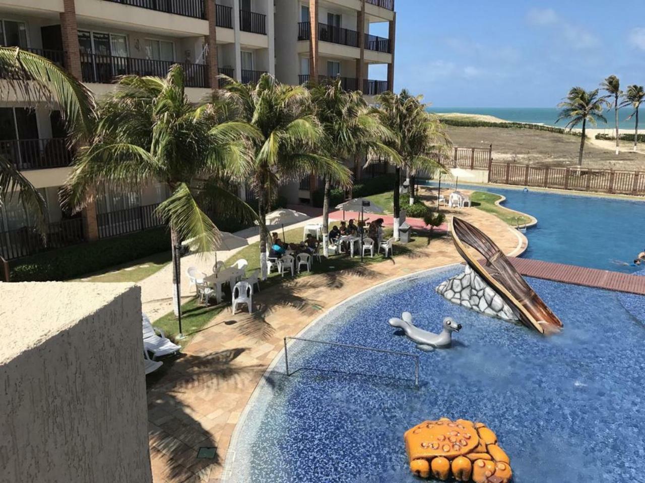 Apartamento Completo No Beach Living Porto Das Dunas - Apto Luxo アキラス エクステリア 写真