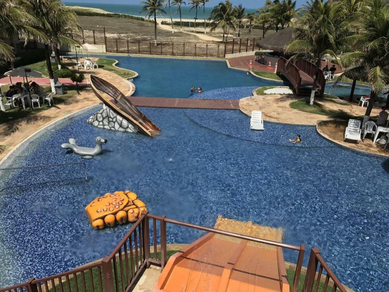 Apartamento Completo No Beach Living Porto Das Dunas - Apto Luxo アキラス エクステリア 写真